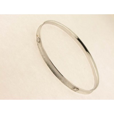 Pulsera Aro Plata Piedras