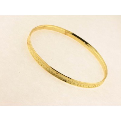 Pulsera Aro Plata Dorada Piedras