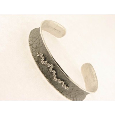 Pulsera Aro Plata Piedras