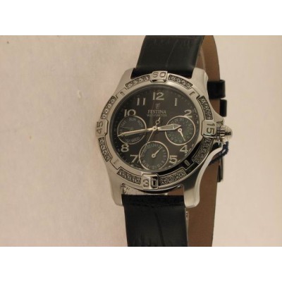Festina Multifuncion Agujas Acero Corera