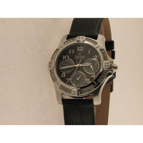 Festina Multifuncion Agujas Acero Corera