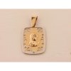 Medalla Oro Bicolor Diamante