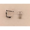 Pendientes Oro Blanco Piedras