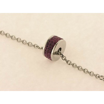 Lotus style pulsera acero