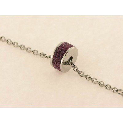 Lotus style pulsera acero