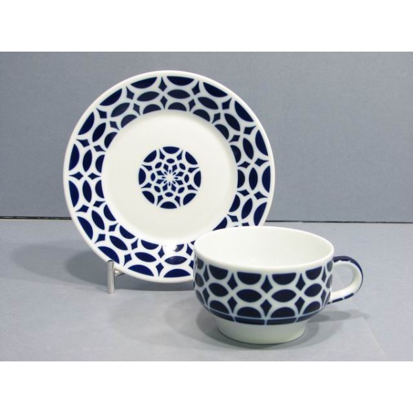 Taza desayuno c/plato viz/1