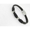 Lotus pulsera acero cuero
