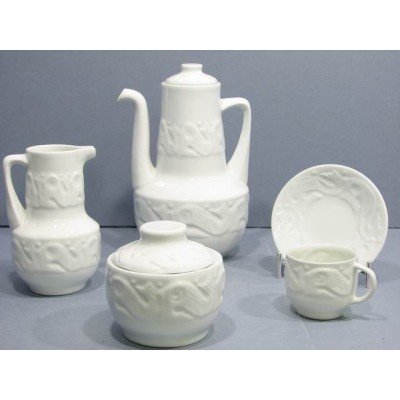 Juego Cafe 6 S. Blanco Peces **