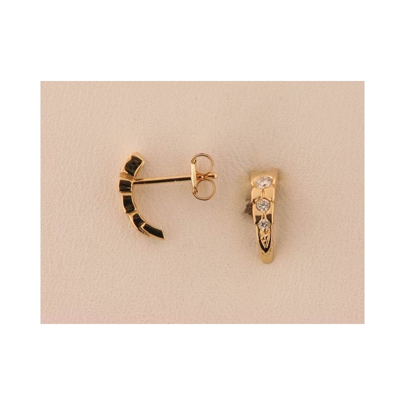 Pendientes Oro Piedras