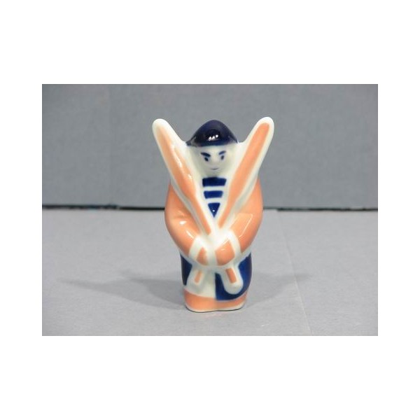 Figura popular pequeña pescador **