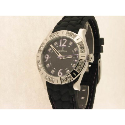 Festina Agujas Acero Caucho