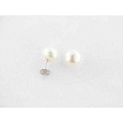 Pendientes Plata Perla