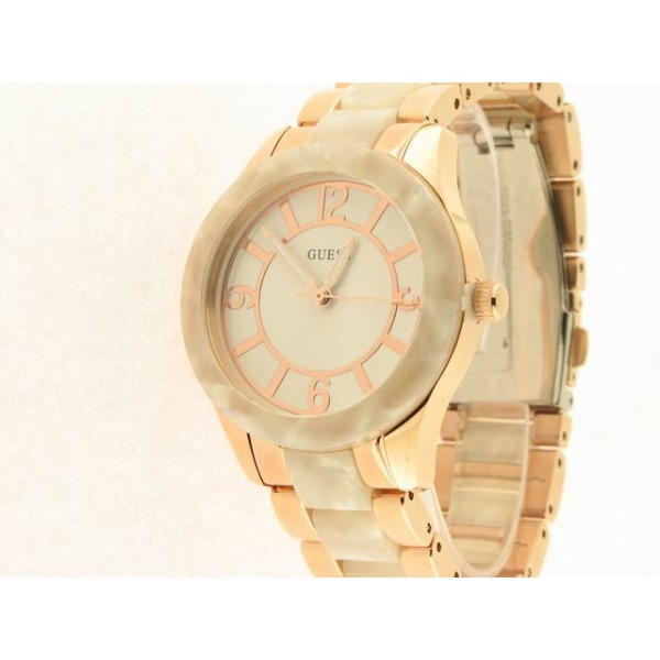 Guess Agujas Acero Nacar