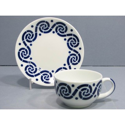Taza Desayuno c/plato Espiroide