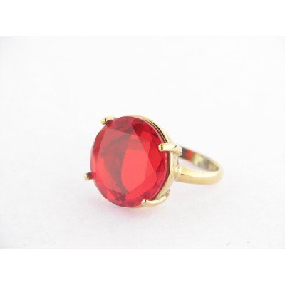 Duran Exquse Sortija Plata Passione Cuarzo Rojo