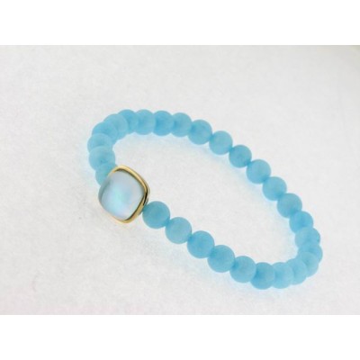 Luxenter pulsera piedras plata