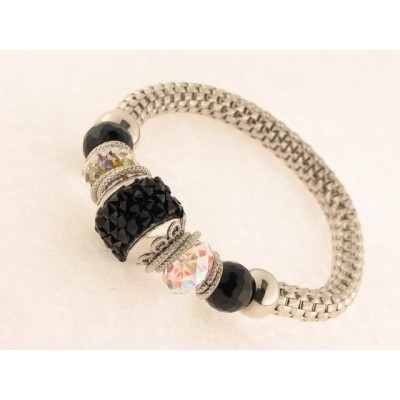 Pulsera Plata Piedras