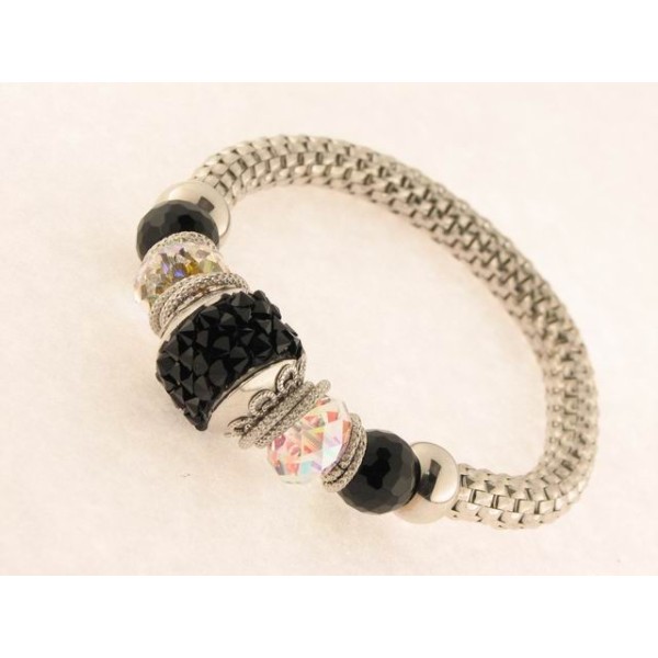Pulsera Plata Piedras