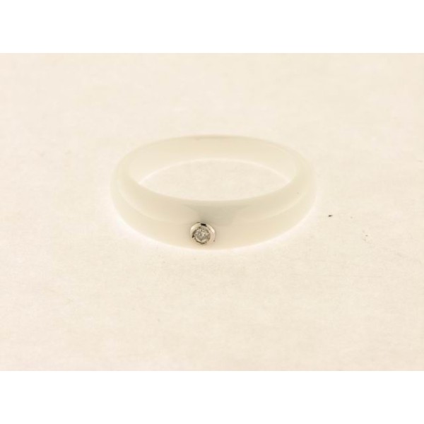 Anillo Ceramica Diamante