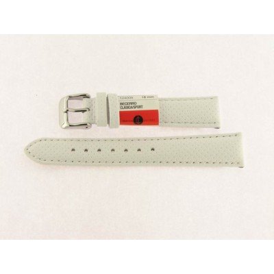 Correa 18 mm Becerro Clasico Sport Blanco