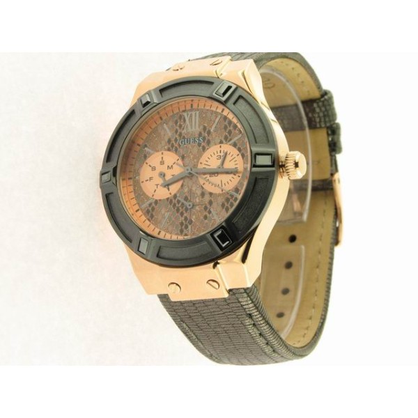 Guess Multifuncion Agujas acero Piel