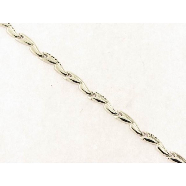 Pulsera Oro Blanco