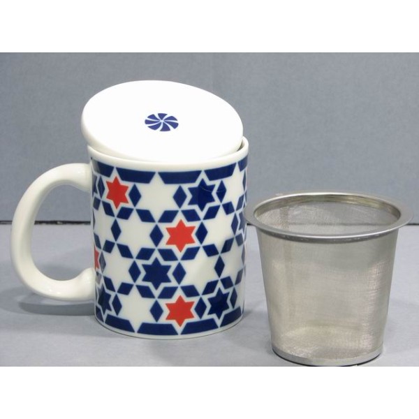 Sargamug pequeño Vía Láctea rojo c/t+c