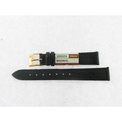 Correa 14 mm Bufalo Plano Negro