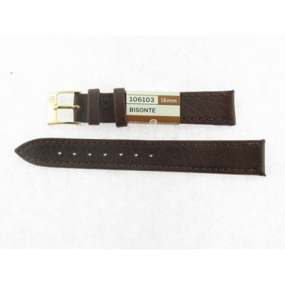 Correa 16 mm Bufalo Plano Marron