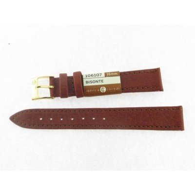 Correa 16 mm Bufalo Plano Habana