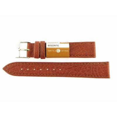 Correa 18 mm Bufalo Plano Habana