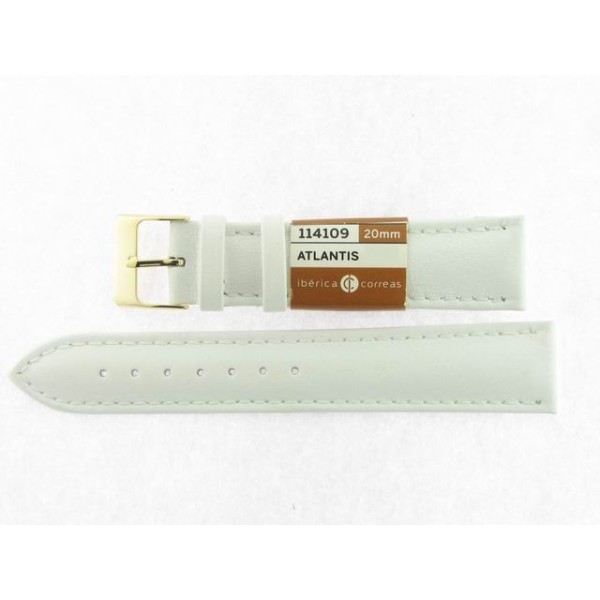 Correa 20 mm Becerro Blanco