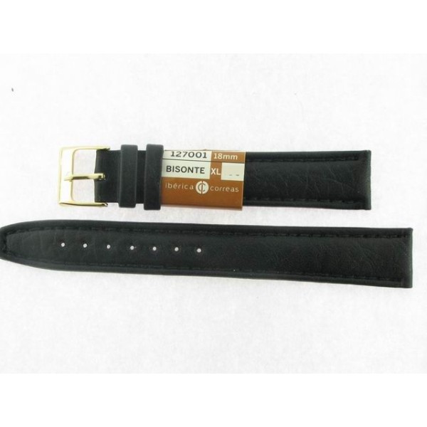 Correa 18 mm XL Bufalo Negro
