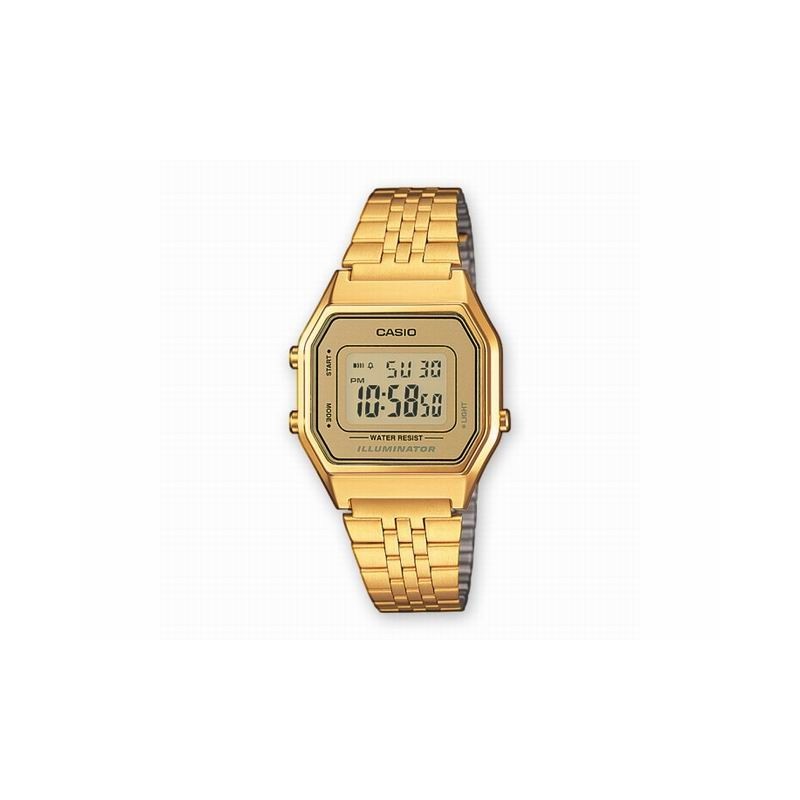 Casio Digital Acero Dorado Armys