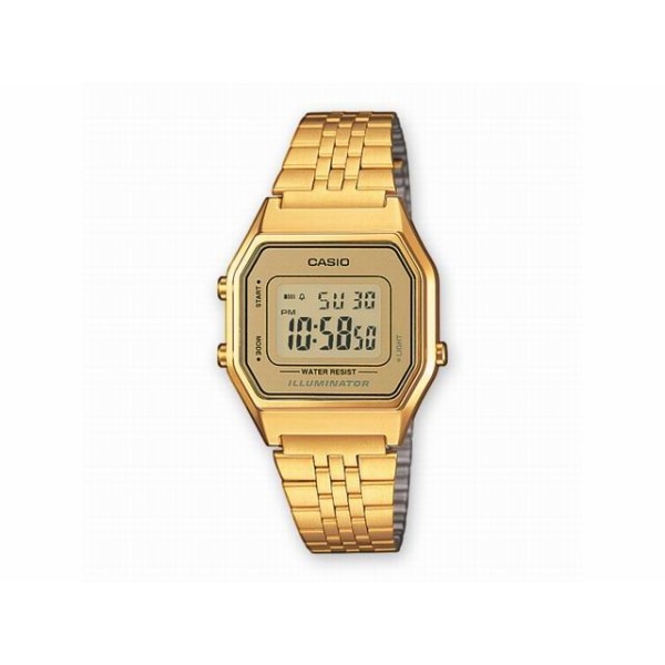 Casio Digital Acero Dorado Armys