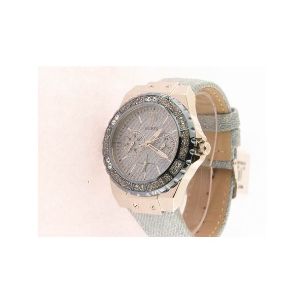 Guess Multifuncion Agujas Acero Correa