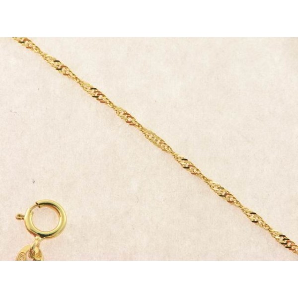 Cadena Oro 45 cm Singapur