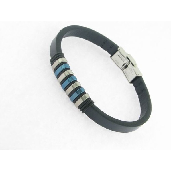 Lotus Pulsera Acero Piel
