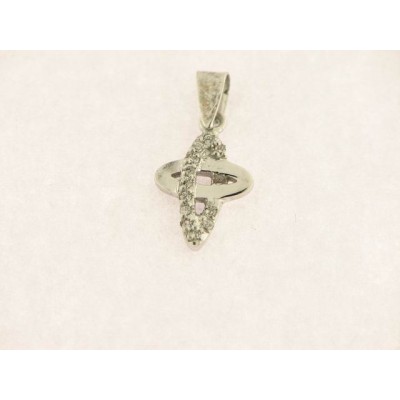 Cruz Oro Blanco Piedras