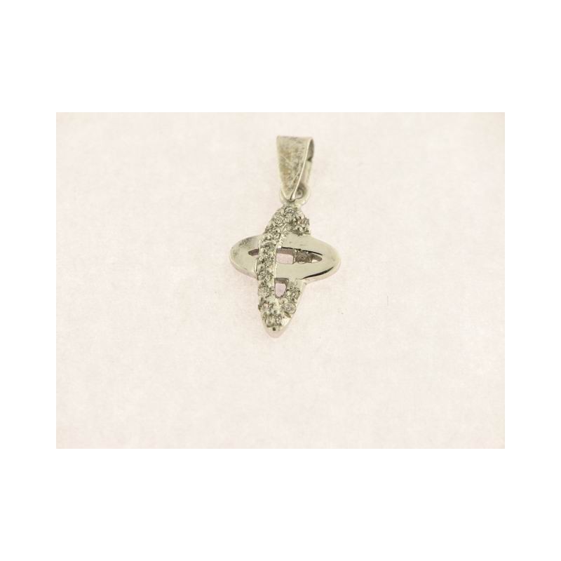 Cruz Oro Blanco Piedras