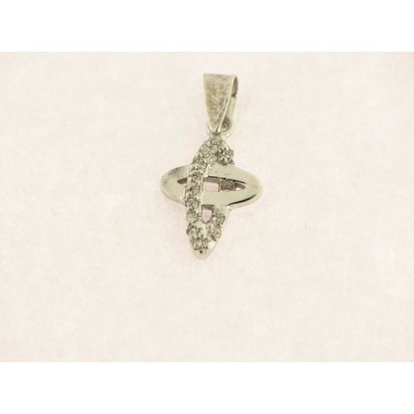 Cruz Oro Blanco Piedras