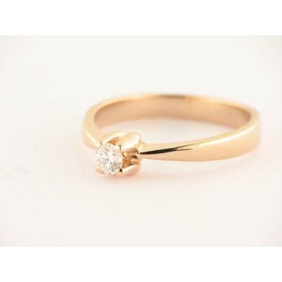 Sortija Oro Rosa Diamante