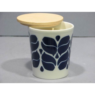 Portavela aromático flor de algodón