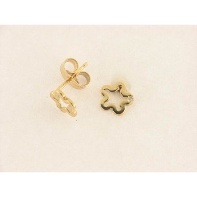 Pendientes Oro Diamante