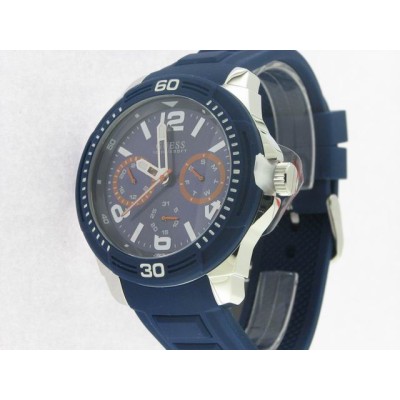 Guess Multifuncion Agujas Acero Caucho