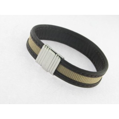 Viceroy pulsera acero piel nylon