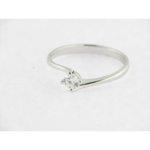 Sortija Oro Blanco Diamantes