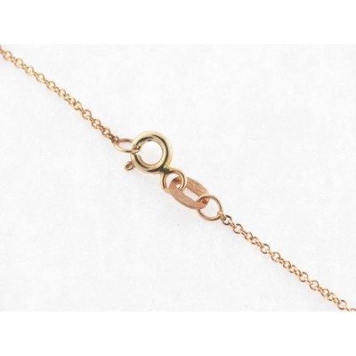 Cadena Oro Rosa 42 Cm