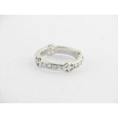 Sortija plata piedras