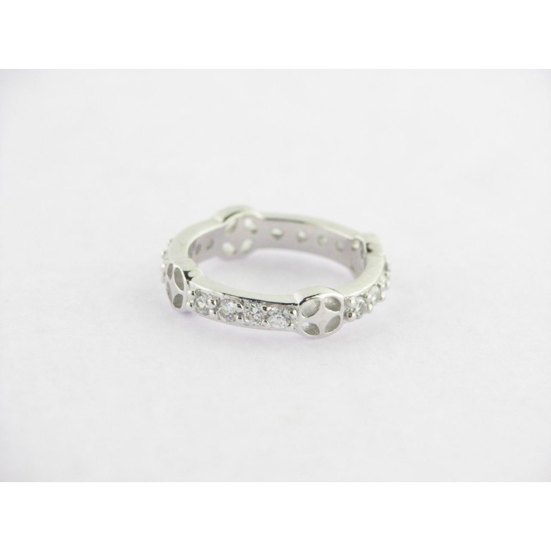 Sortija plata piedras